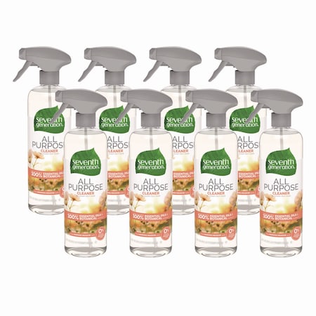 Seventh Generation Cleaners & Detergents, Trigger Bottle, Morning Meadow, 8 PK 44714CT